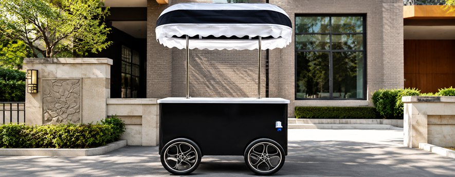 cold plate ice cream cart